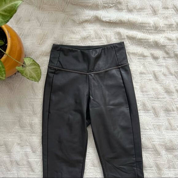 Athleta All Over Gleam Faux Leather Leggings - Picture 3 of 6